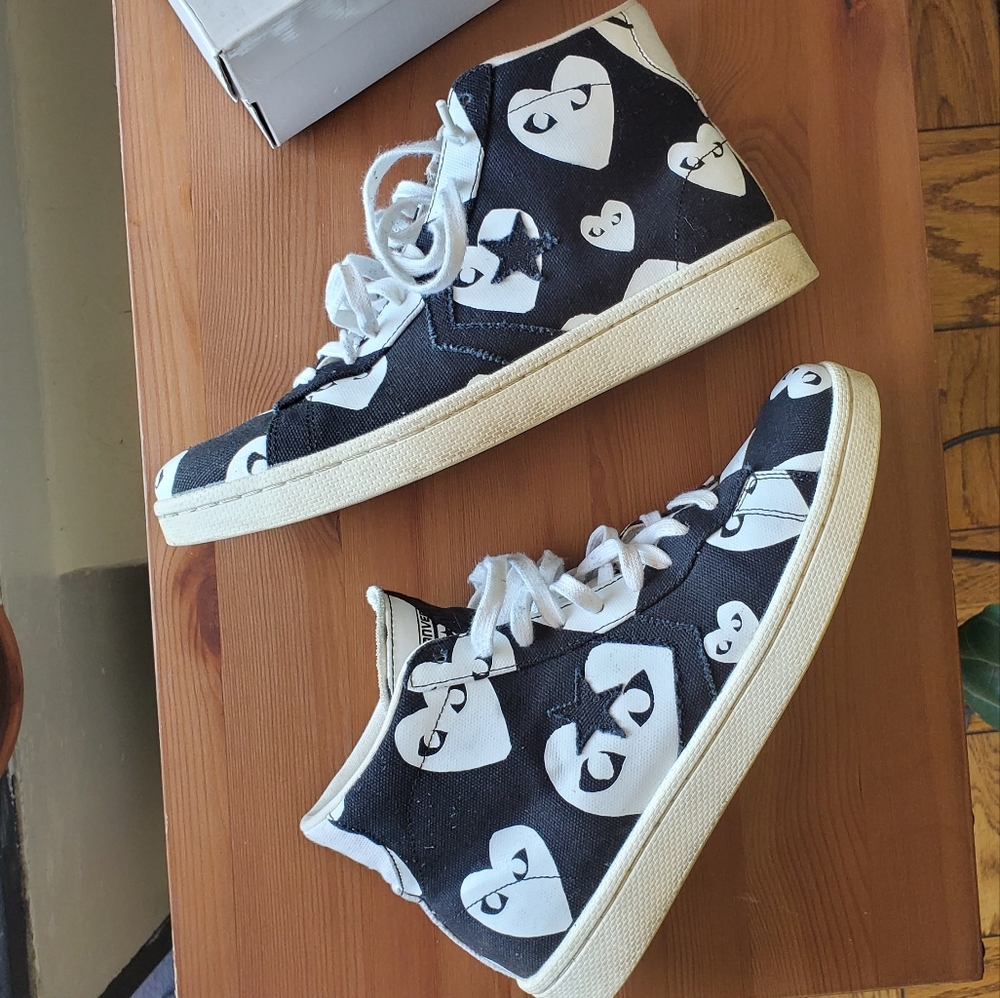 Comme des Garcons x Pro Leather Black White 2015